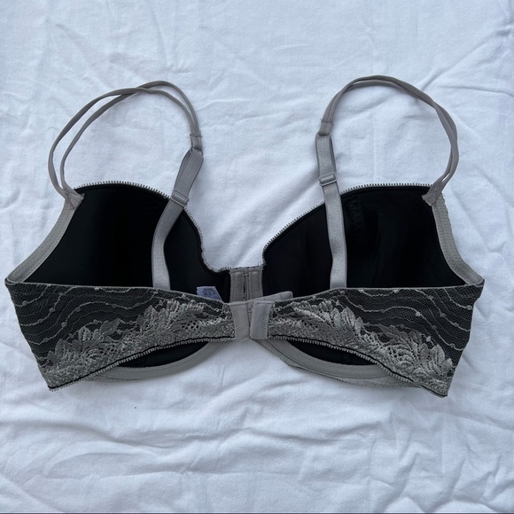 Wacoal Absolute Elegance Contour Underwire Bra, Gray & Silver, 38D - Picture 7 of 10